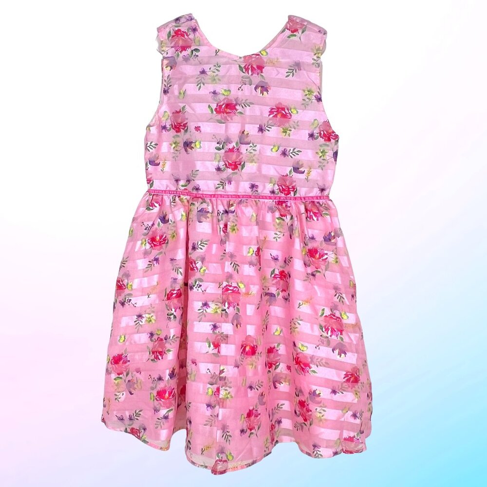 Special Editions Floral Fit & Flare Girl's Formal Dress NWOT
